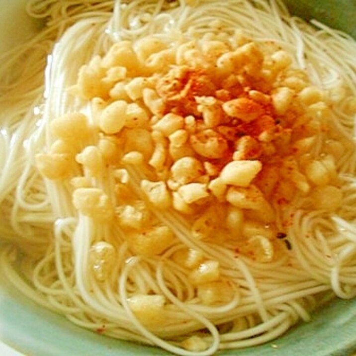 あったか たぬきそうめん